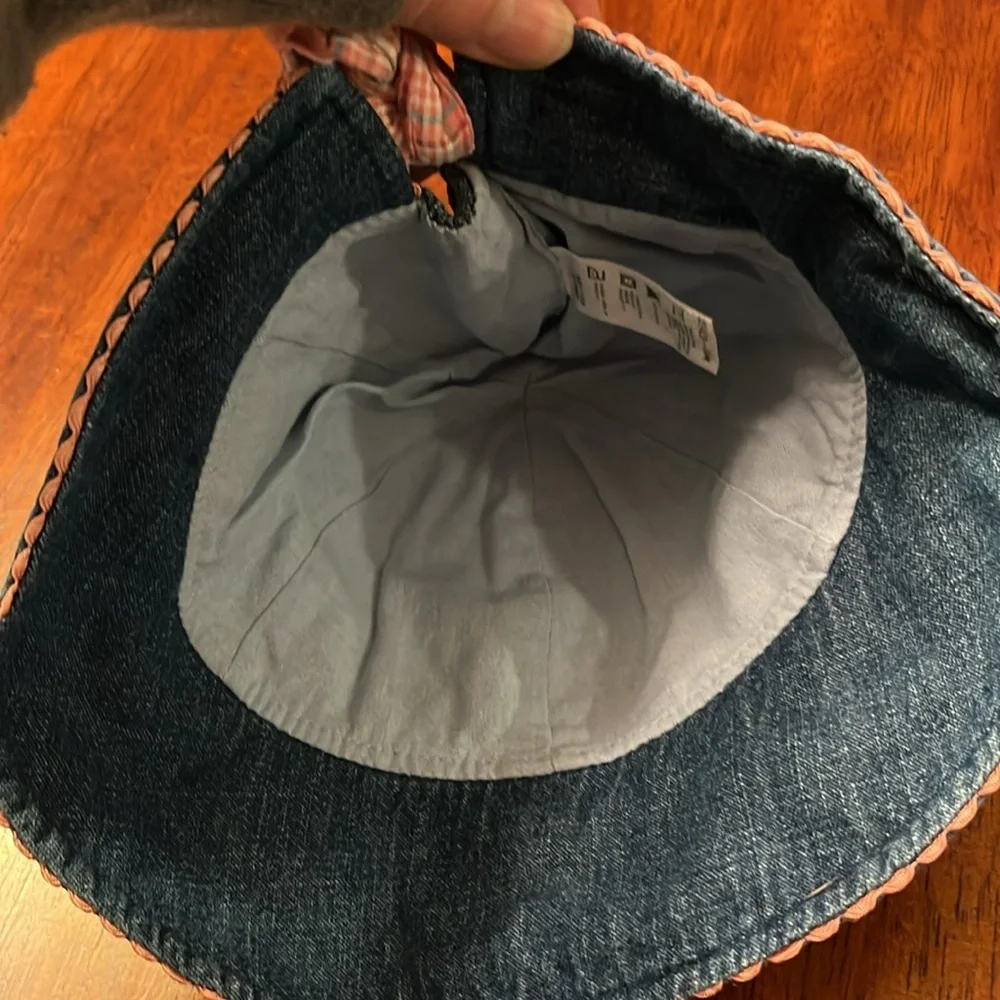 OshKosh Baby Denim Embroidered Hat 12-24 mos